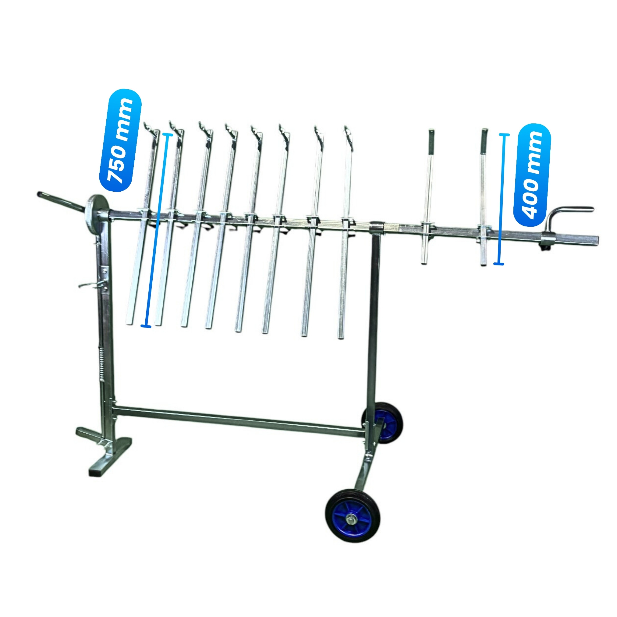 Otočný lakovnícky stojan SL2 - 10 ramien SL2